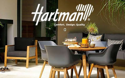 Abode se enorgullece de ser socio de Hartman Outdoor Furniture