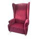 Extra Tall Pink Armchair