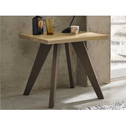 Cadell Aged Oak Lamp Table