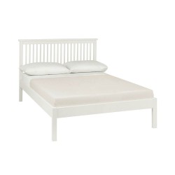 Atlanta White Low Footend 150cm Bedstead