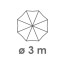 300 cm  + 60.00€ 