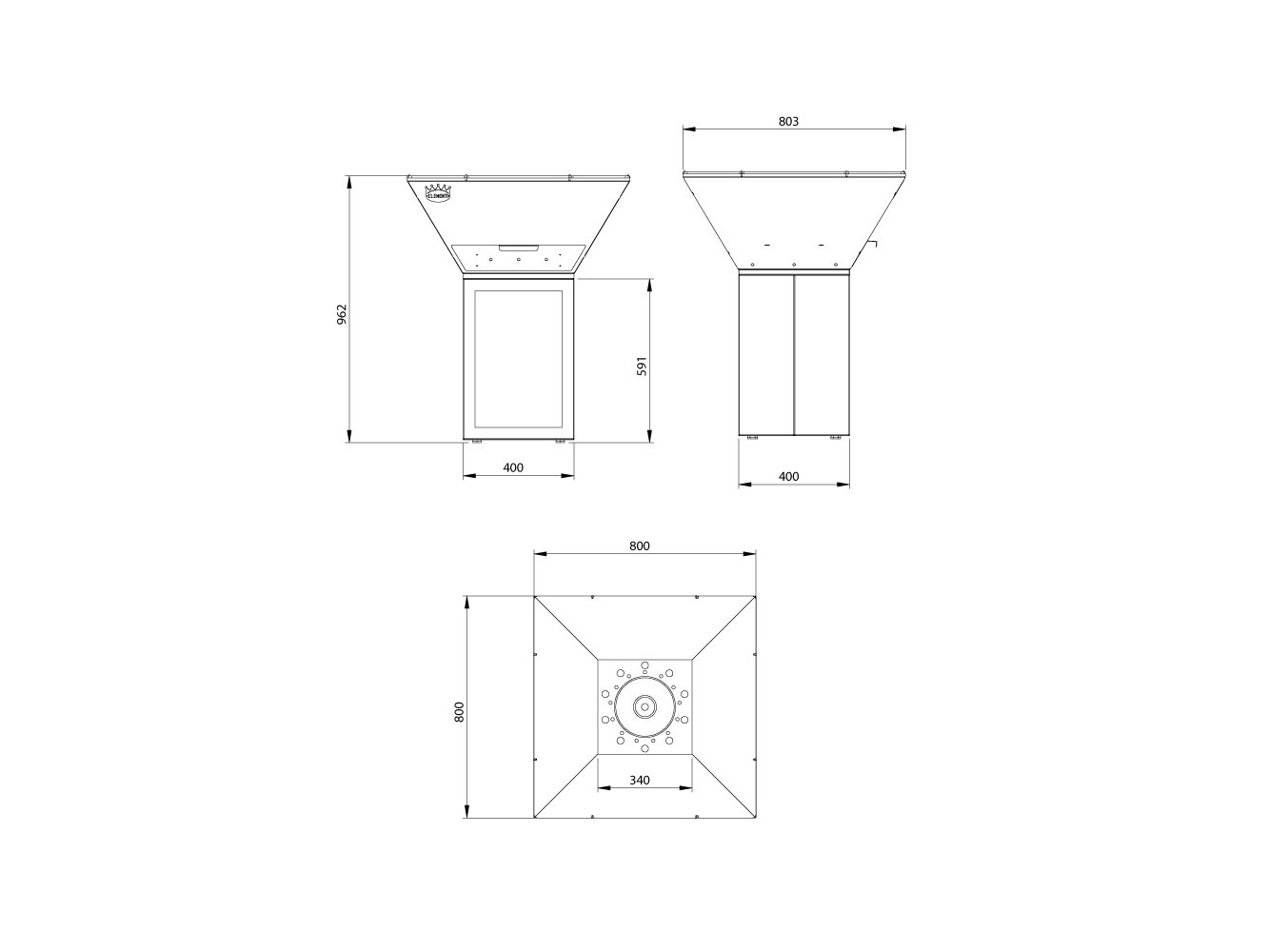 Clementi Colorado Wood Barbecue