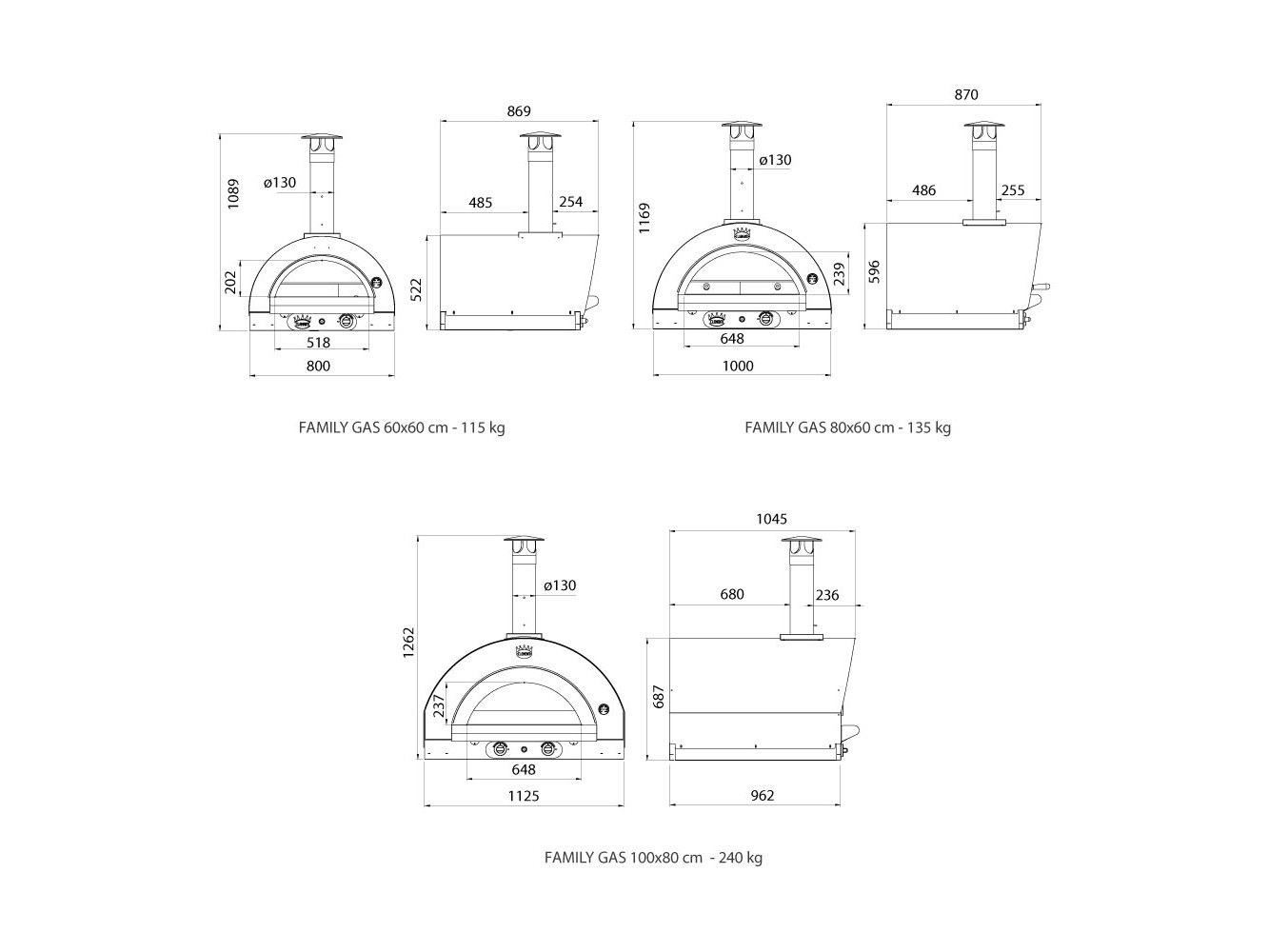 Family Gas Oven