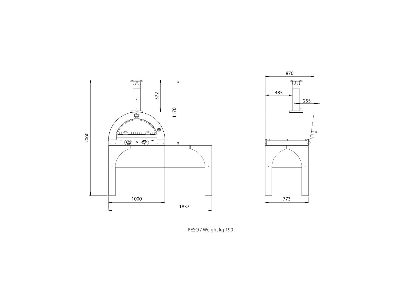 Pizza Party Gas Oven