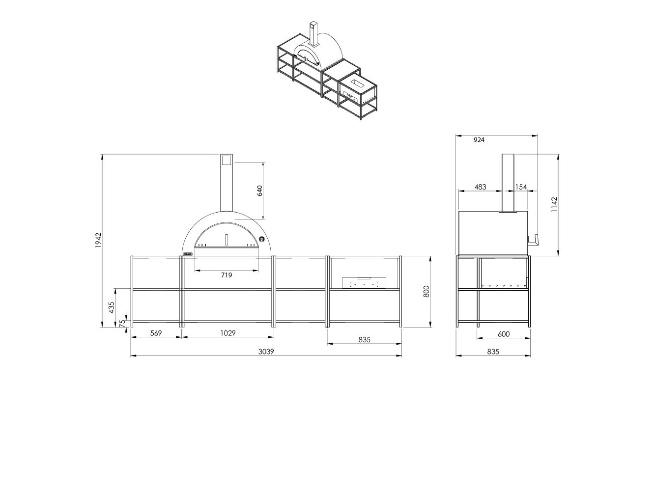 Horno de Leña Meneghino