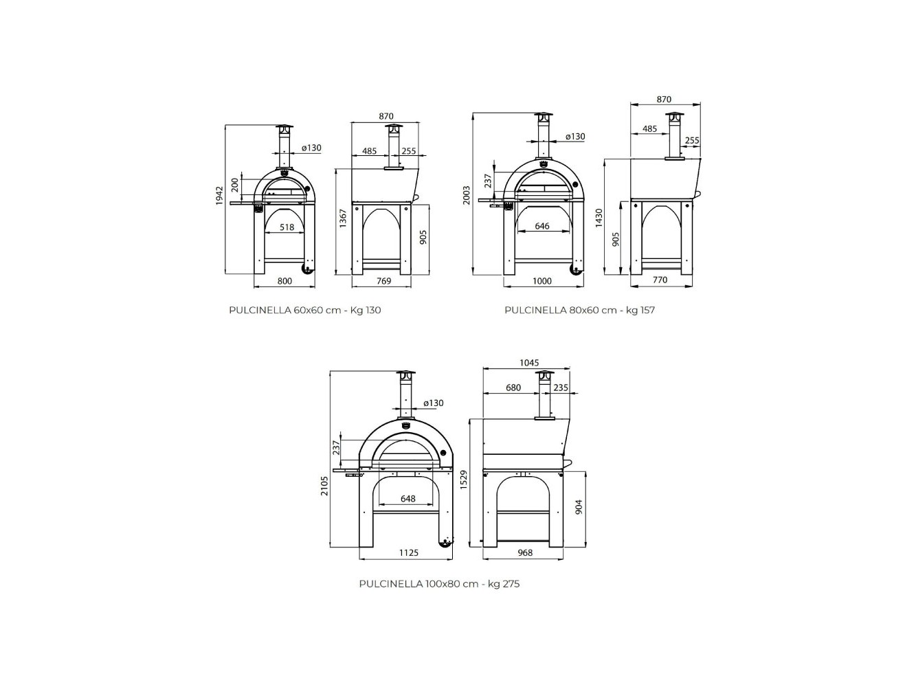 Pulcinella Wood Oven