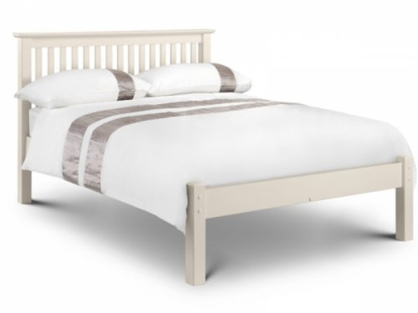 Barcelona Stone White Low Foot End Bedstead