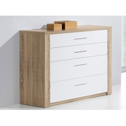 Como Natura Oak/White 4 dr. Chest