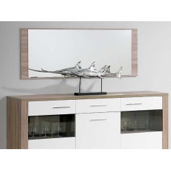 Como Grey Oak/White Sideboard