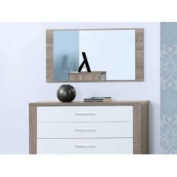 Como Grey Oak Mirror