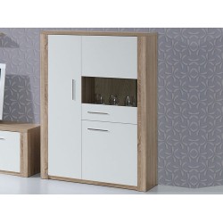 Como Natura Oak/White Bar Unit 