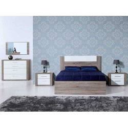 Como Grey Oak Mirror