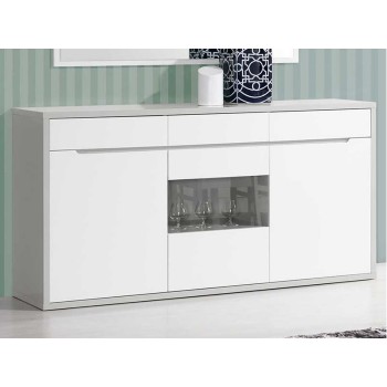 Venice Grey/White Sideboard