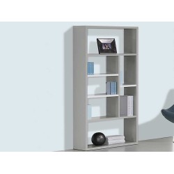 Venice Grey/White Open Shelf Unit