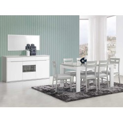 Venice Grey/White Sideboard