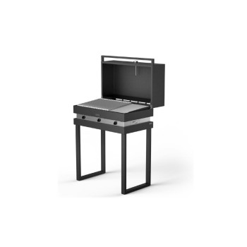 Fògher Barbacoa de Gas con Horno FGA 750 FO con Patas Tubulares Fijas