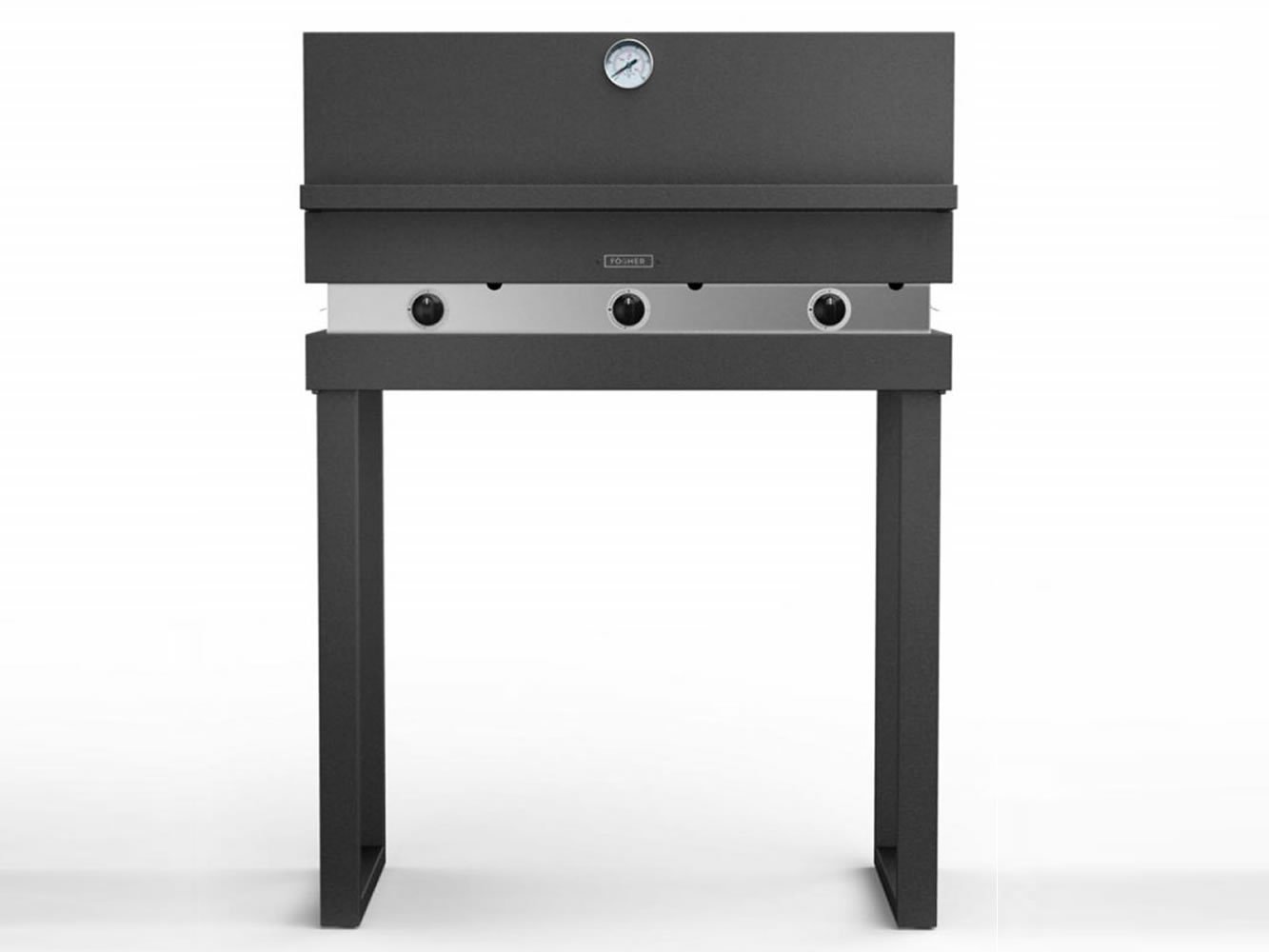 Fògher Gas Barbecue with Oven FGA 750 FO with Fixed Tubular Legs