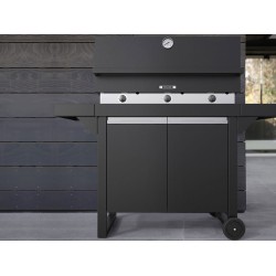 Fògher Barbecue à Gaz avec Four FGA 750 FO avec Chariot Fermé