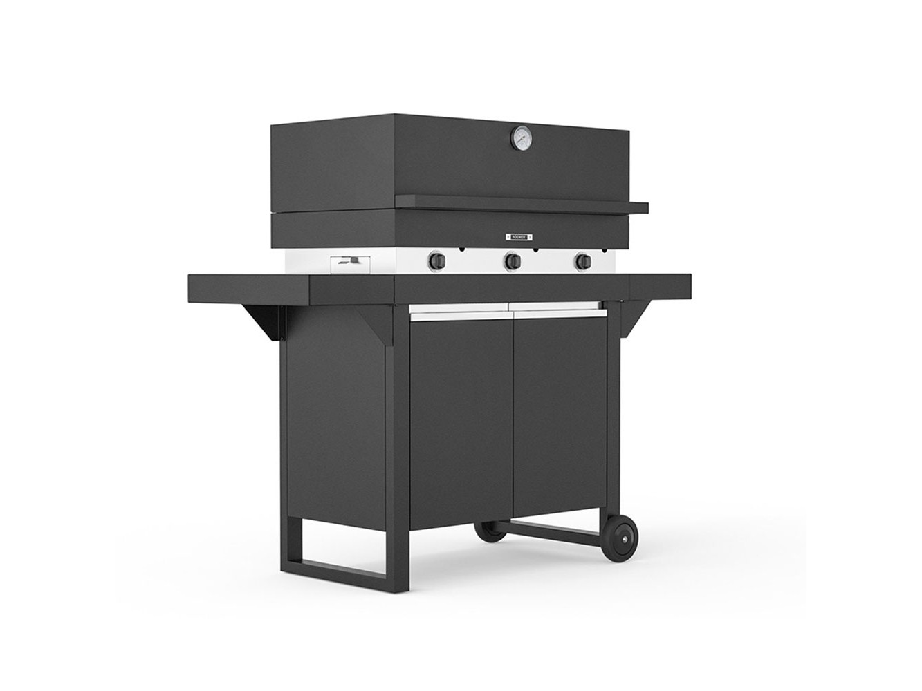 Fògher Gas Barbecue with Oven FGA 750 FO with Closed Trolley