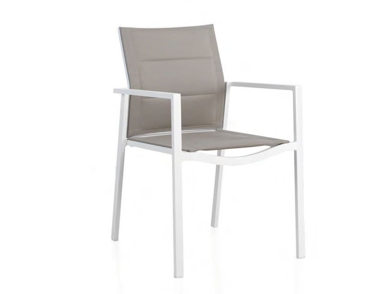 Blanco Padded Chair with Armrests