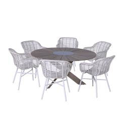 Cecilia Dining Chair Alu Legs