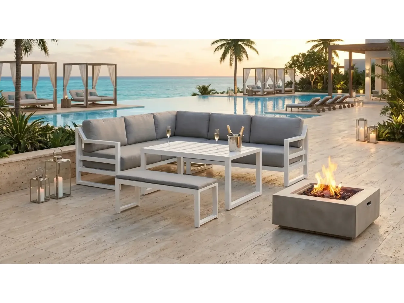 Dublian 30 Corner Sofa Set