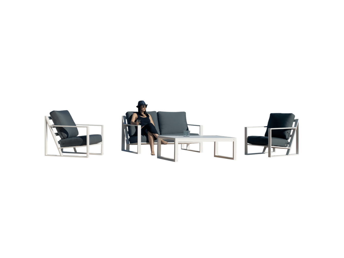 Aleli 7 2-Seater Sofa Set