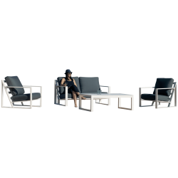Aleli 7 2-Seater Sofa Set