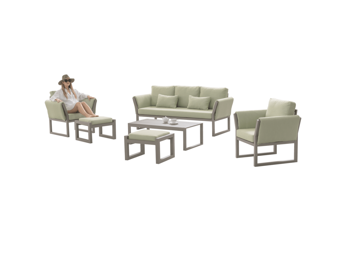 Cupra 8 3-Seater Sofa Set
