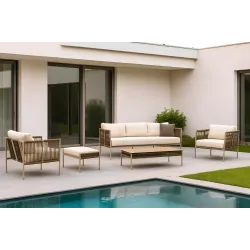 Java 8 3-Seater Sofa Set