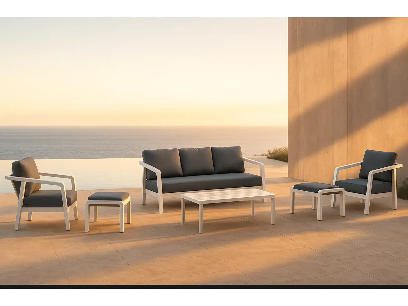 Lievan 8 3-Seater Sofa Set
