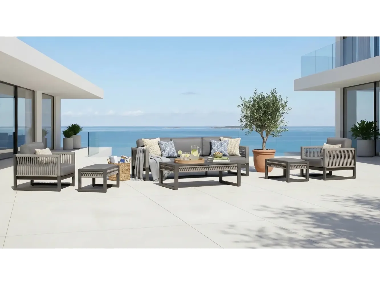 Monterrey 8 3-Seater Sofa Set