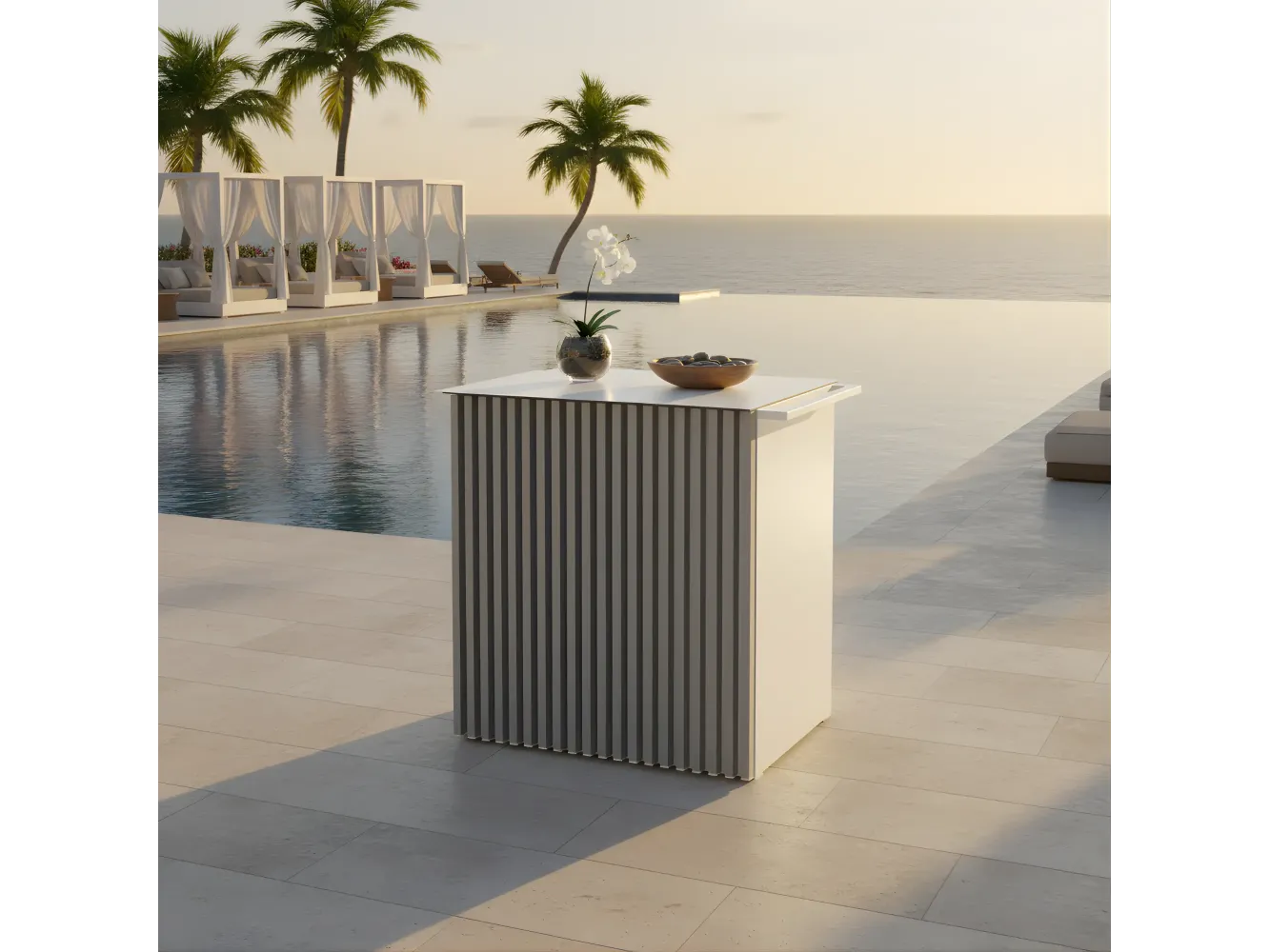 Dantel 85 Bar Side Table