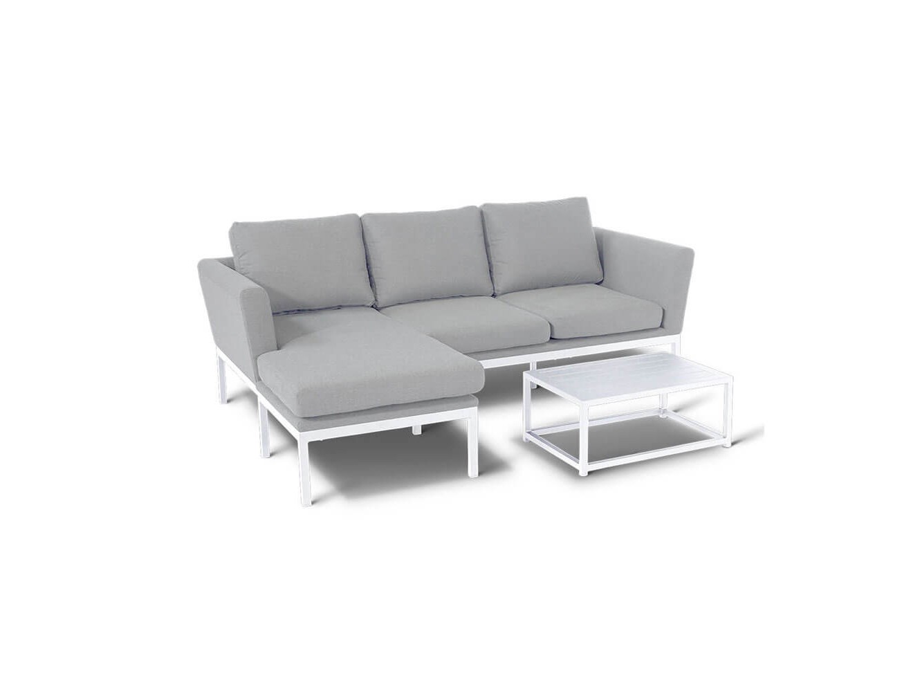 Ens. de Canapé avec Chaise Longue Argenta