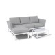 Ens. de Canapé avec Chaise Longue Argenta