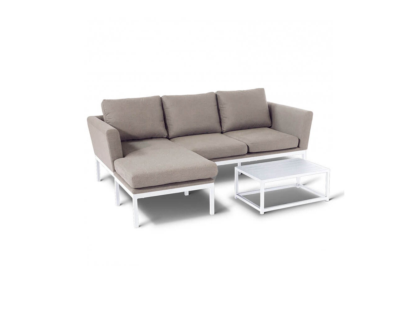Ens. de Canapé avec Chaise Longue Argenta