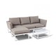 Ens. de Canapé avec Chaise Longue Argenta