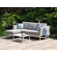 Ens. de Canapé avec Chaise Longue Argenta
