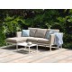 Ens. de Canapé avec Chaise Longue Argenta