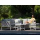 Conjunto de Jantar de Canto com Mesa Elevatória Argenta