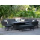 Conjunto de Jantar de Canto com Mesa Elevatória Argenta