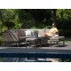 Conjunto de Jantar de Canto com Mesa Elevatória Argenta