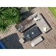 Conjunto de Jantar de Canto com Mesa Elevatória Argenta