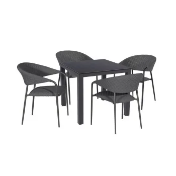 Nuoro 4 Seat Square Dining Set