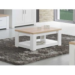 Florence Oak/White Coffee Table 
