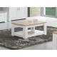 Florence Oak/White Coffee Table 