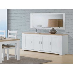 Florence Oak/White Sideboard
