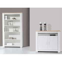 Florence Oak/White Hall Unit