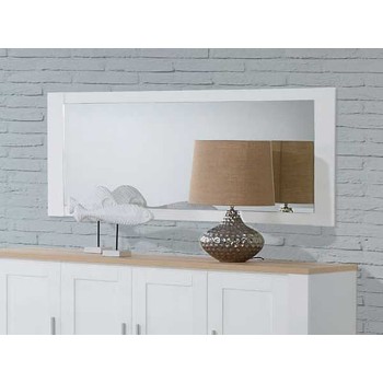 Miroir Florence Chêne/Blanc