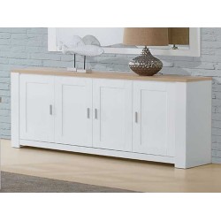 Florence Oak/White Sideboard